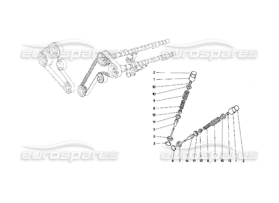 a part diagram from the ferrari f40 parts catalogue