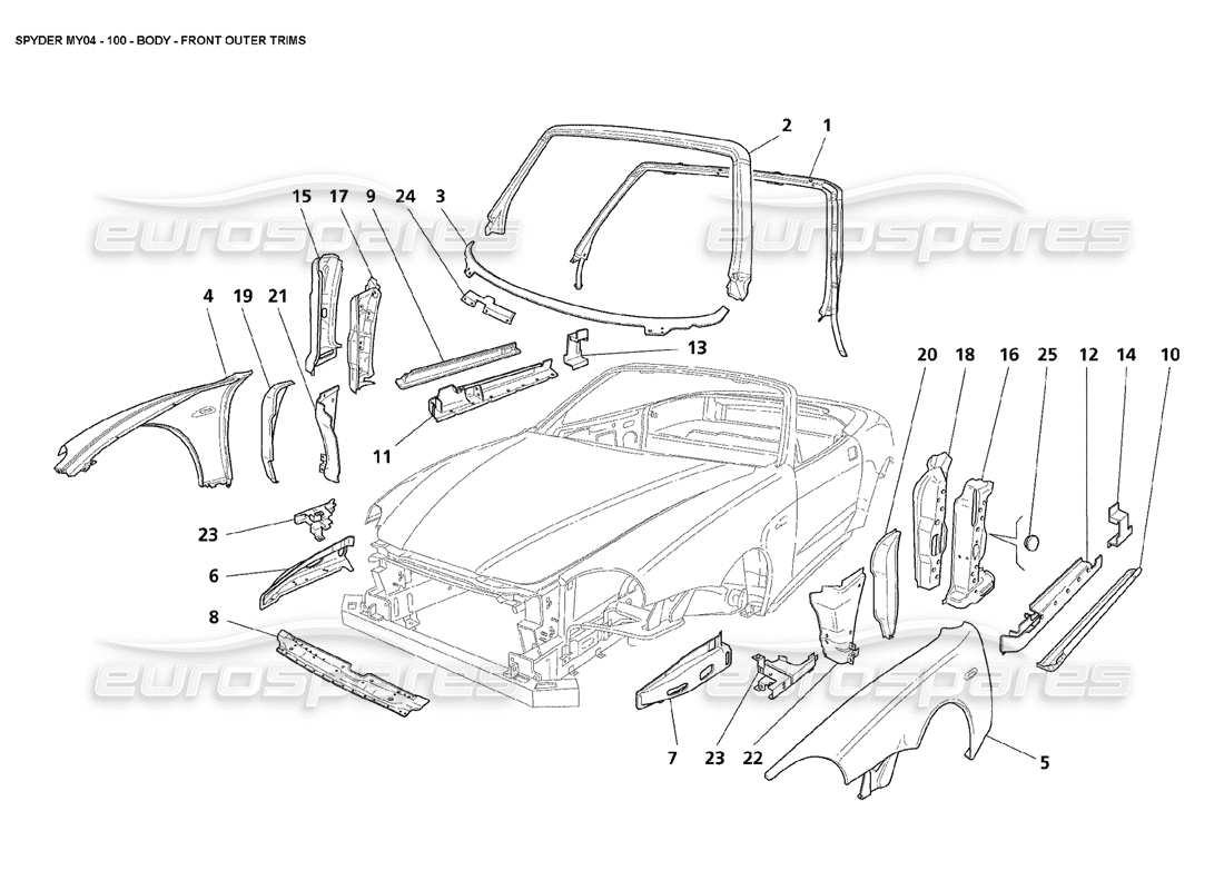 part diagram containing part number 67516000