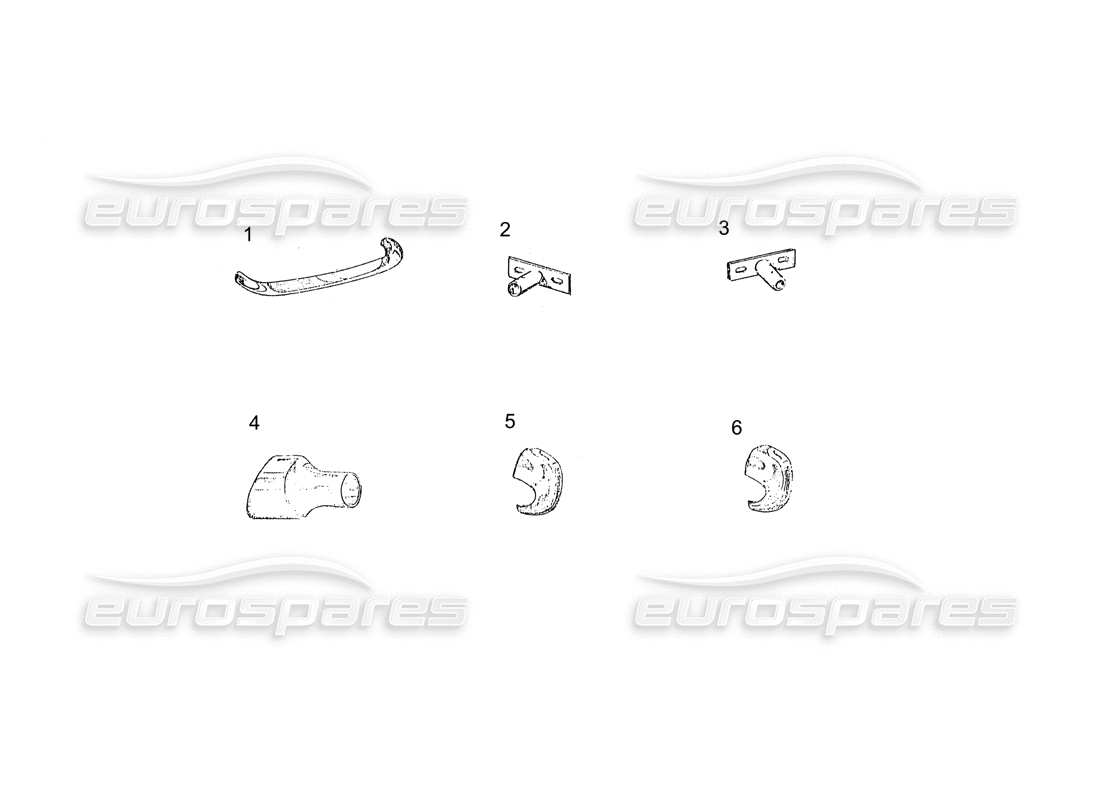 a part diagram from the ferrari 250 gt (coachwork) parts catalogue