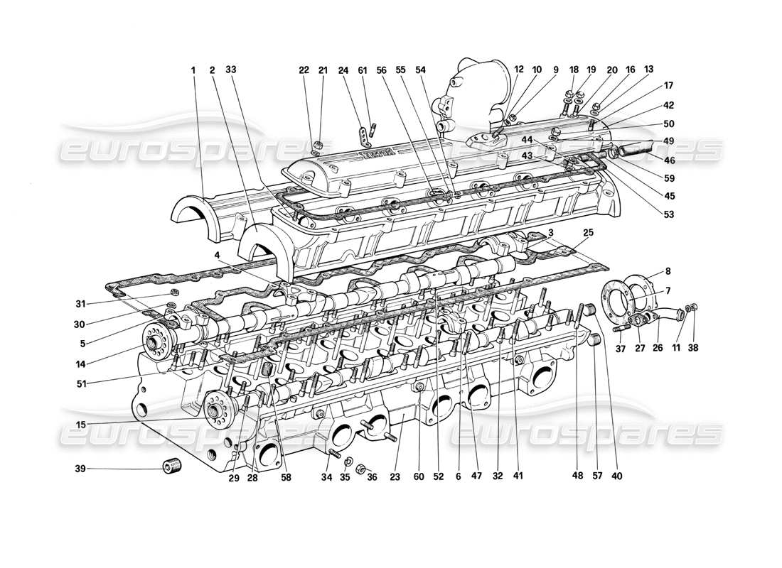 a part diagram from the ferrari 412 (mechanical) parts catalogue