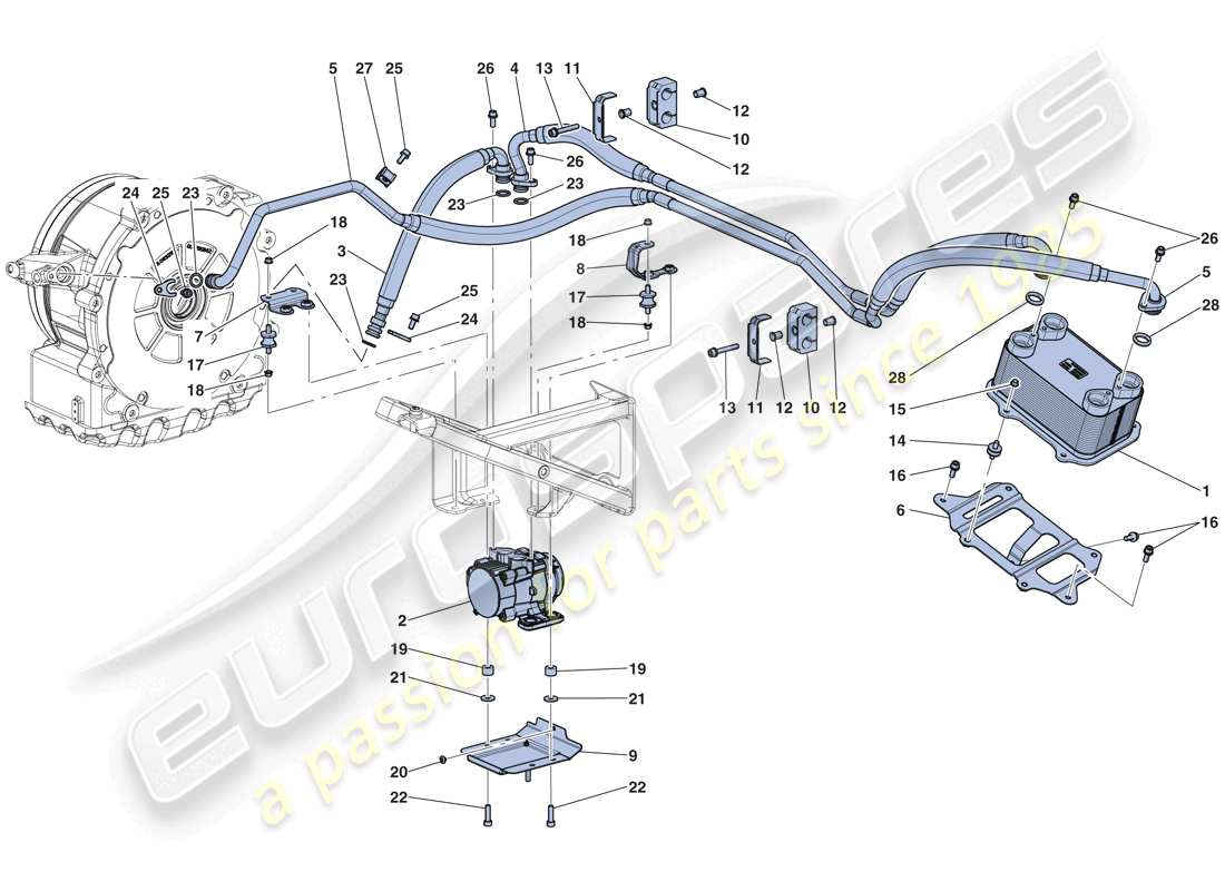 a part diagram from the ferrari laferrari aperta (europe) parts catalogue