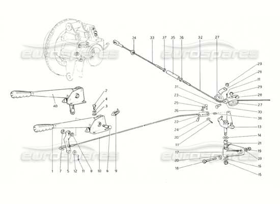 a part diagram from the ferrari 308 parts catalogue