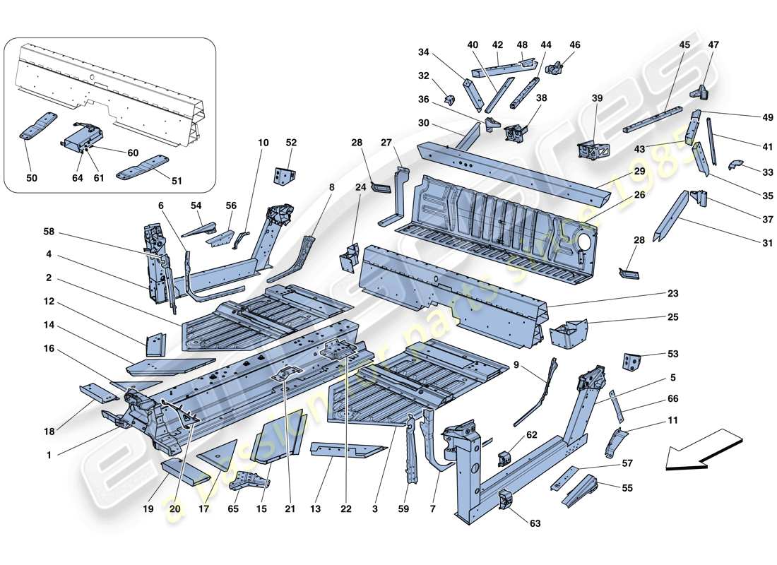 part diagram containing part number 292261