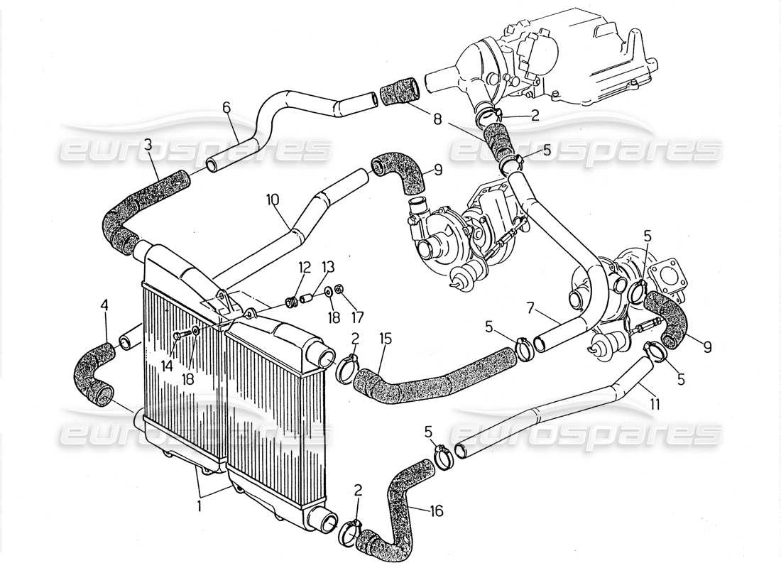 a part diagram from the maserati 2.24v parts catalogue