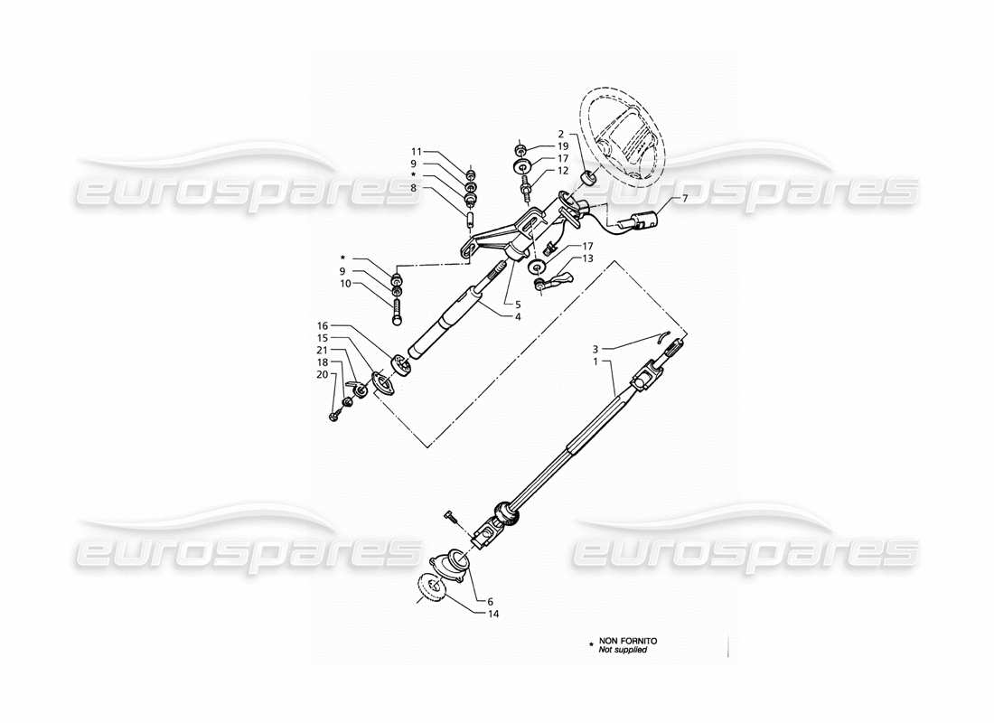 a part diagram from the Maserati QTP. 3.2 V8 (1999) parts catalogue