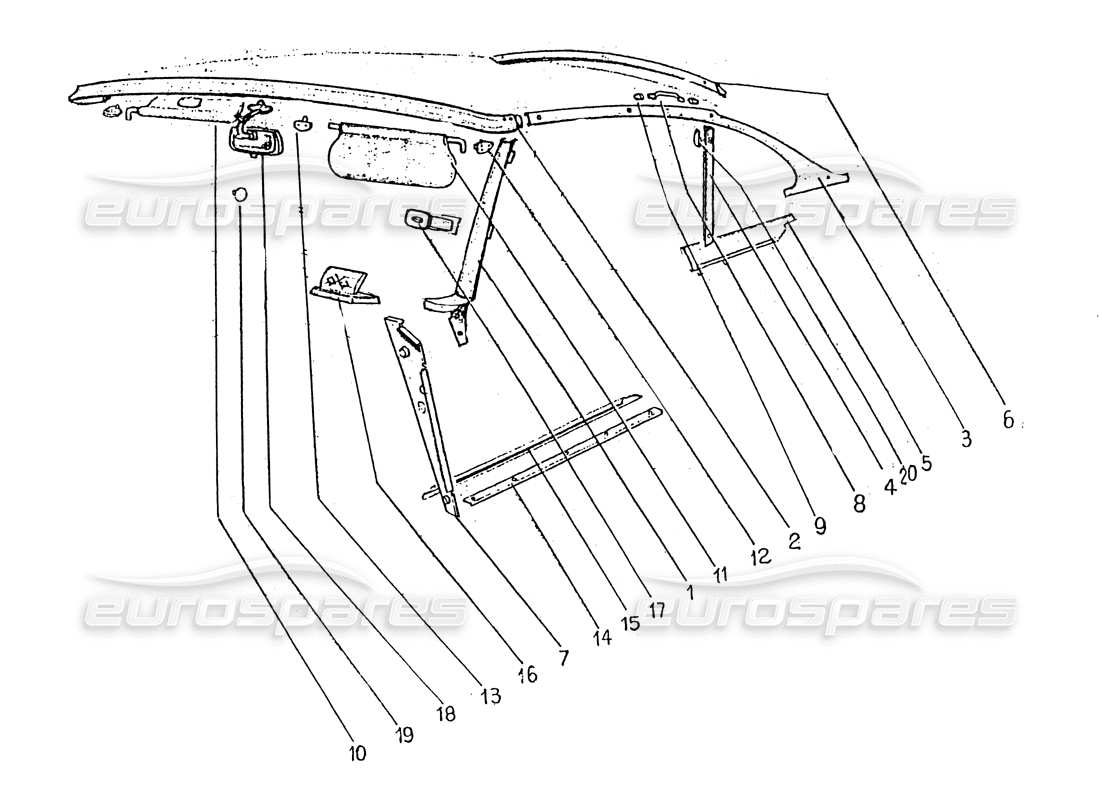 a part diagram from the ferrari 330 parts catalogue