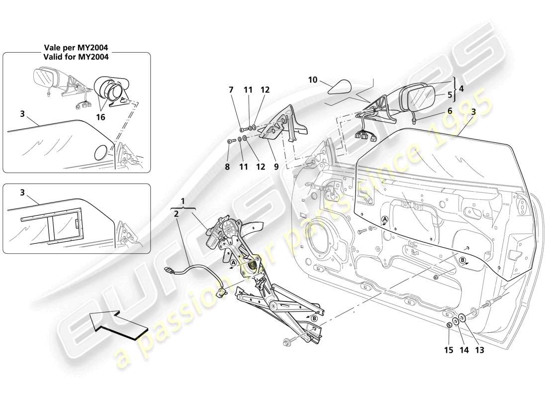 part diagram containing part number 67733200