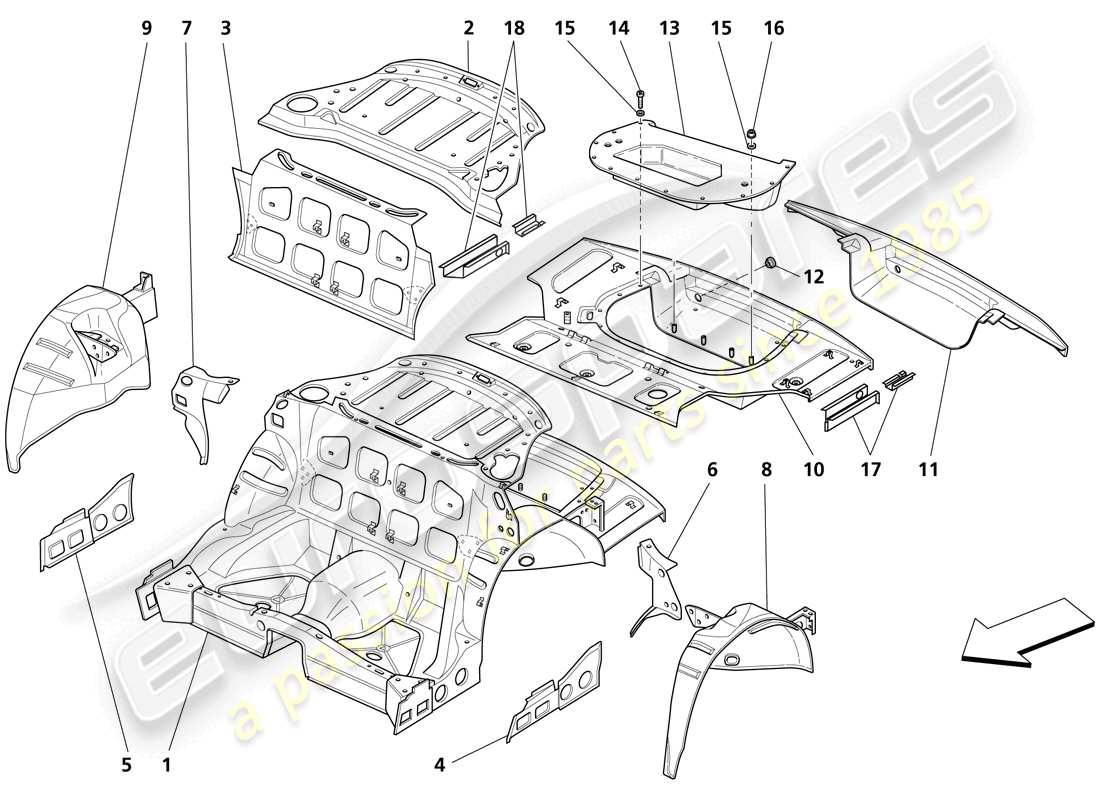 part diagram containing part number 67532900