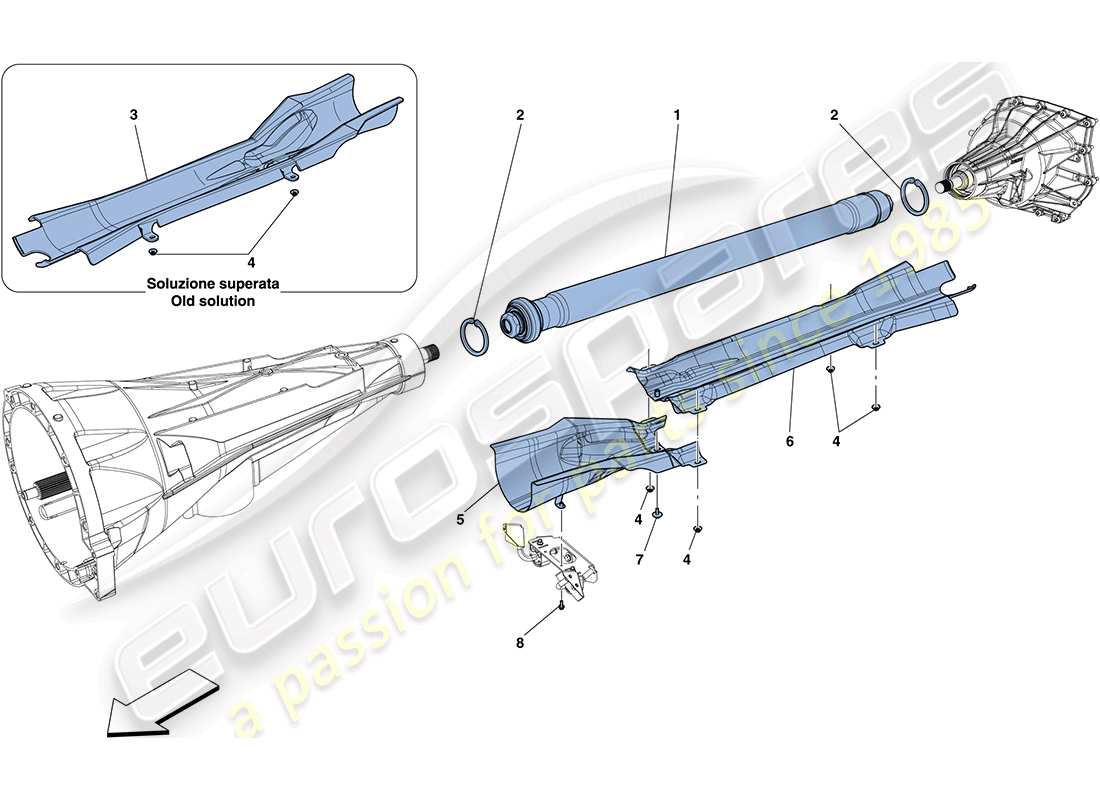 a part diagram from the ferrari ff parts catalogue