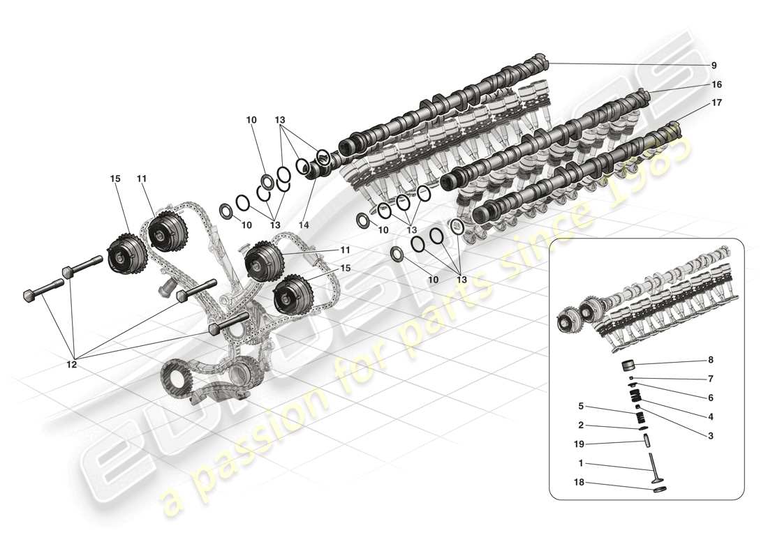 a part diagram from the ferrari laferrari (usa) parts catalogue