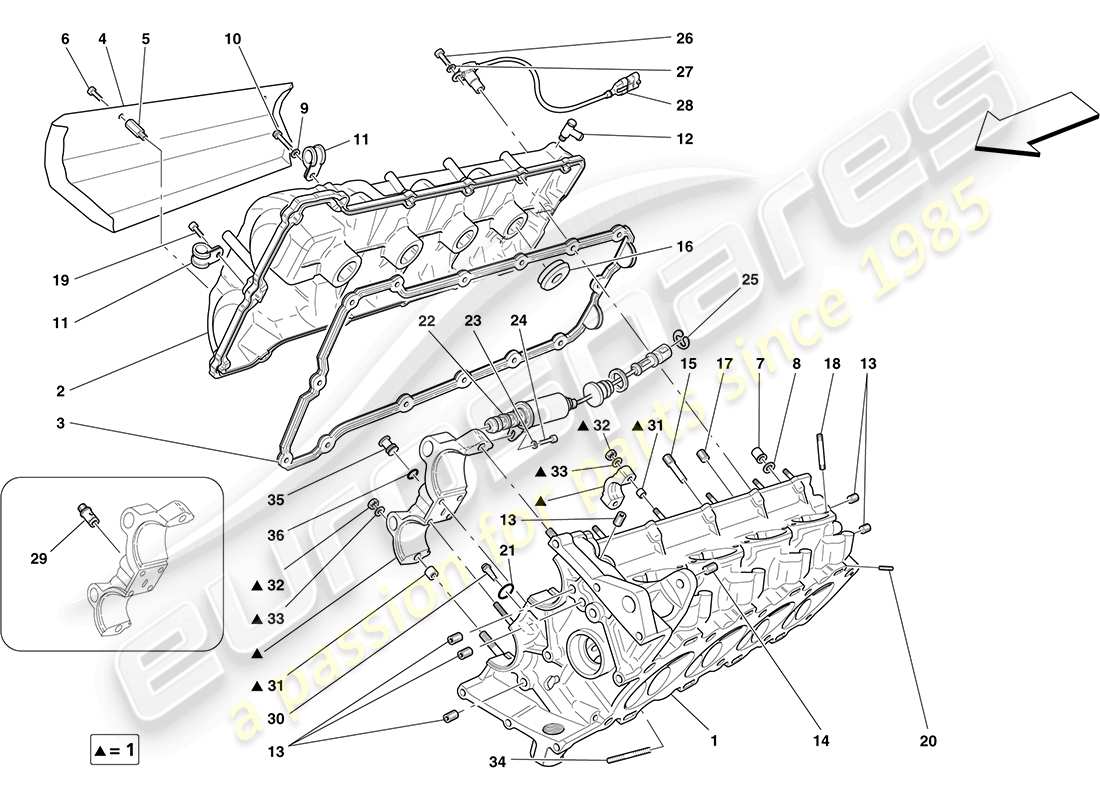 part diagram containing part number 197575
