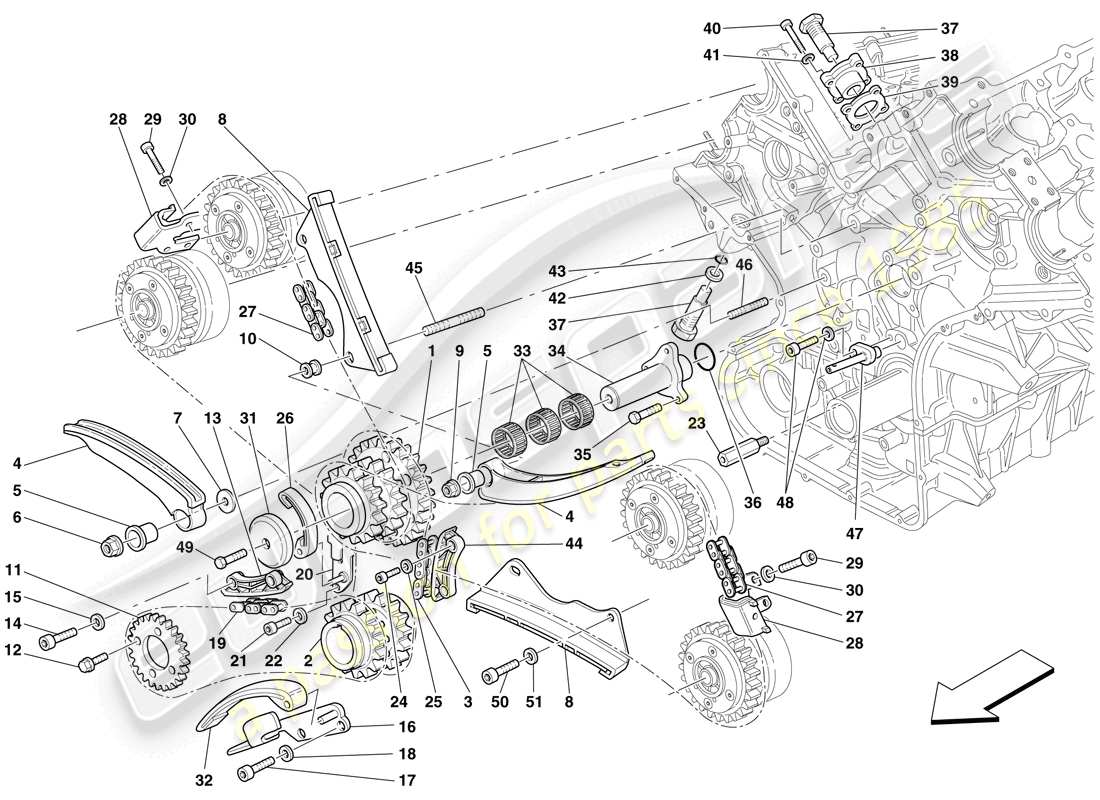 a part diagram from the ferrari 599 sa aperta (europe) parts catalogue