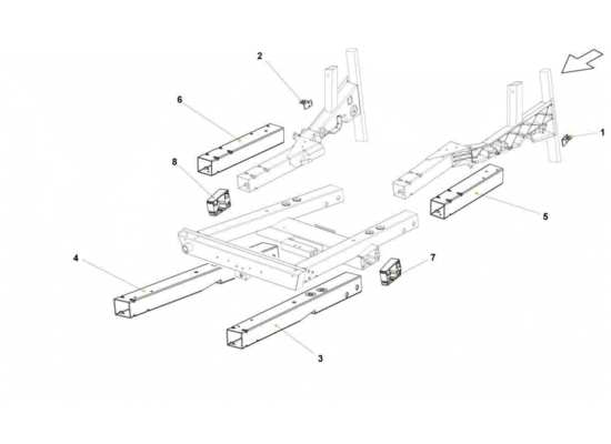 a part diagram from the lamborghini gallardo sts ii sc parts catalogue