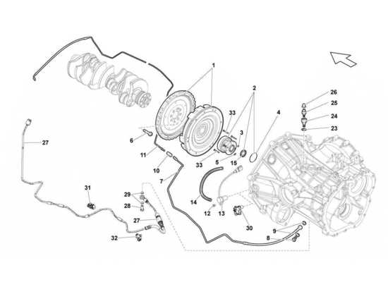 a part diagram from the lamborghini gallardo lp570-4s perform parts catalogue