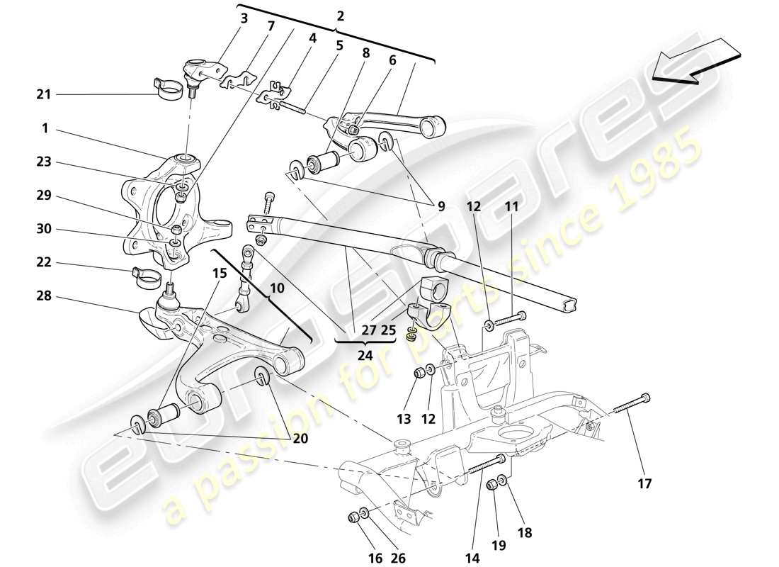 part diagram containing part number 197446