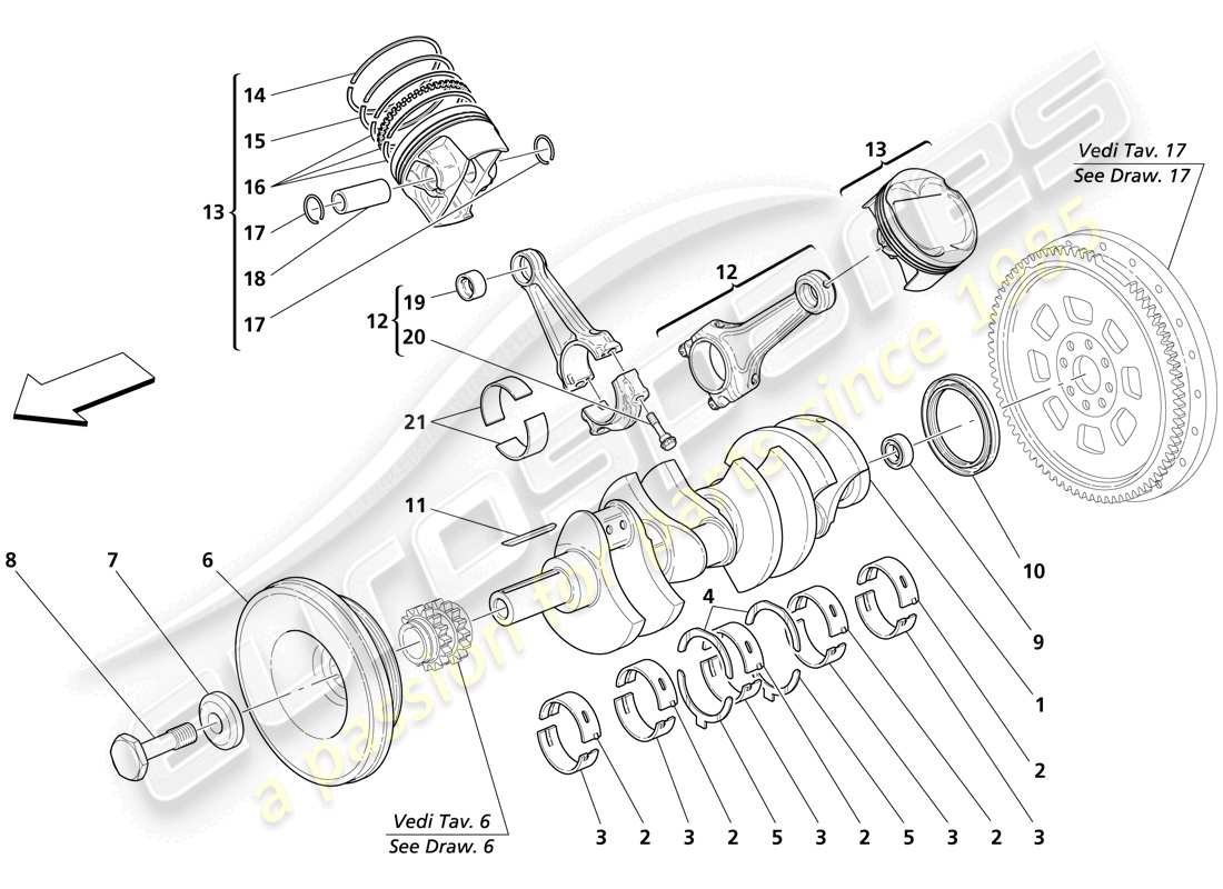 part diagram containing part number 187198