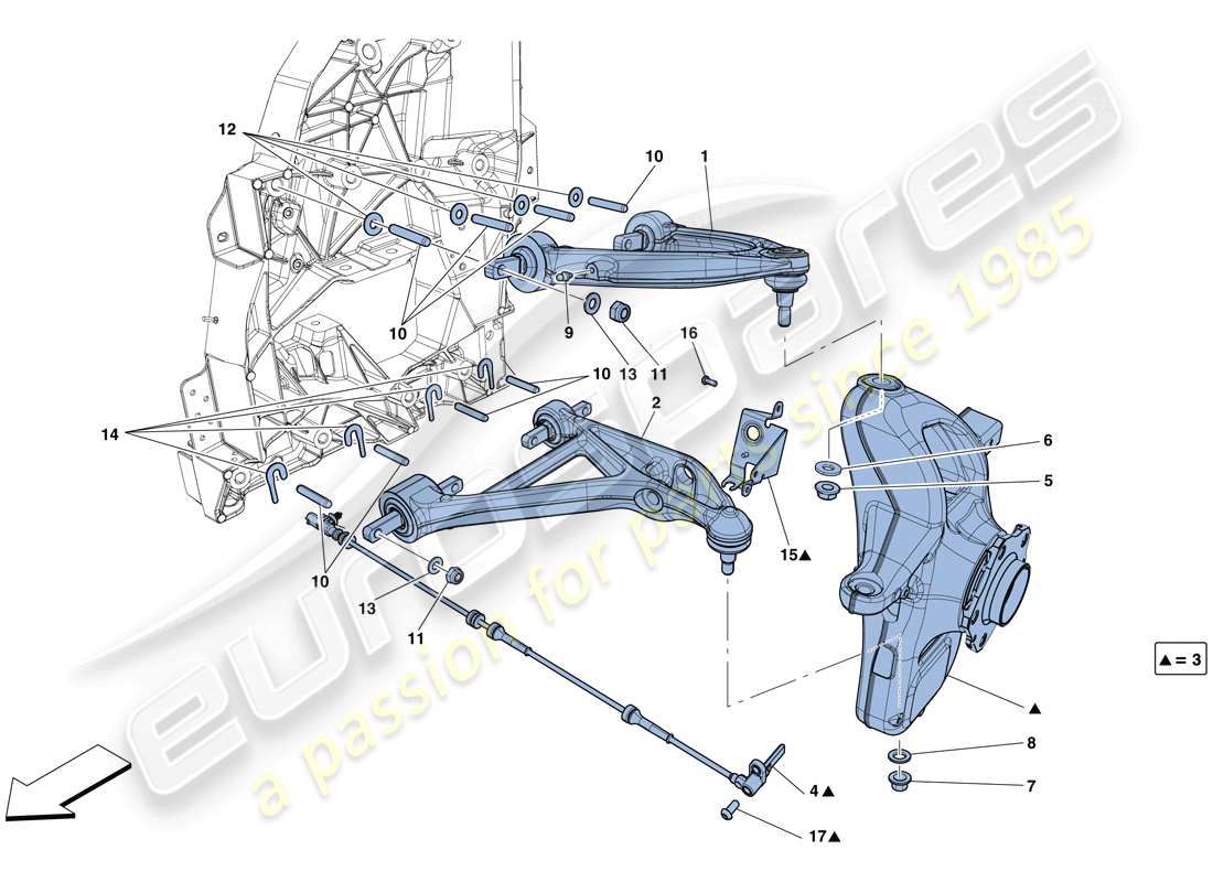 VIEW PARTS DIAGRAMS FROM THE FERRARI F12 PARTS CATALOGUE a part diagram from the ferrari f12 parts catalogue