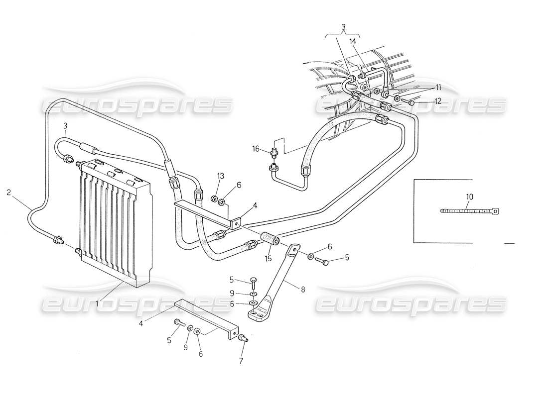 VIEW PARTS DIAGRAMS FROM THE MASERATI BITURBO SPIDER PARTS CATALOGUE a part diagram from the maserati biturbo spider parts catalogue