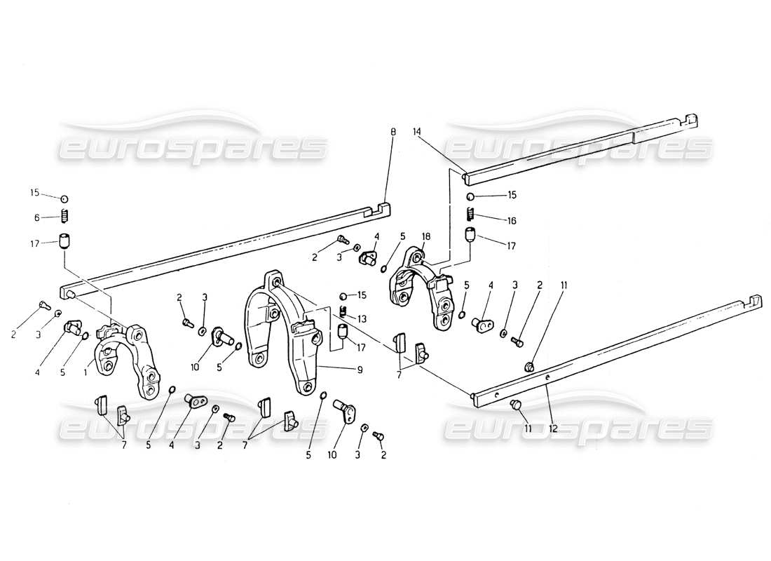 a part diagram from the maserati biturbo (1983-1995) parts catalogue