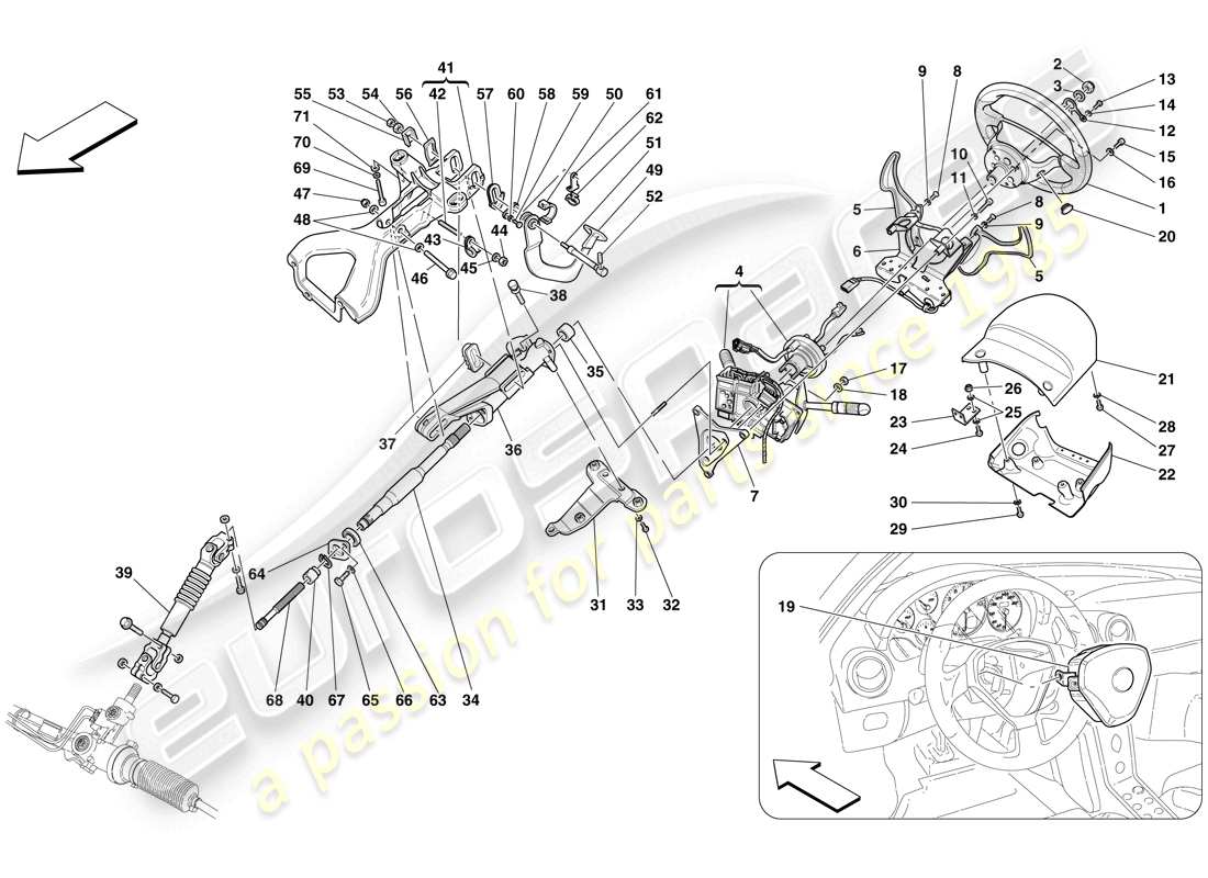 VIEW PARTS DIAGRAMS FROM THE MASERATI MC12 PARTS CATALOGUE a part diagram from the maserati mc12 parts catalogue