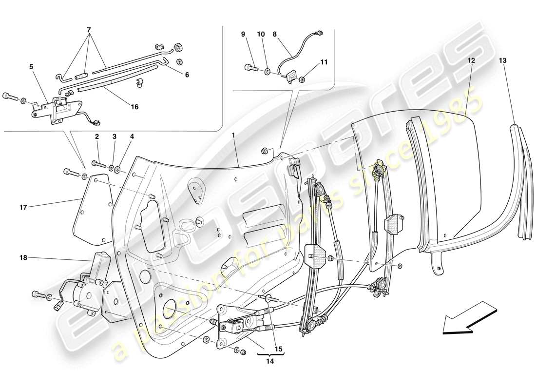VIEW PARTS DIAGRAMS FROM THE MASERATI MC12 PARTS CATALOGUE a part diagram from the maserati mc12 parts catalogue