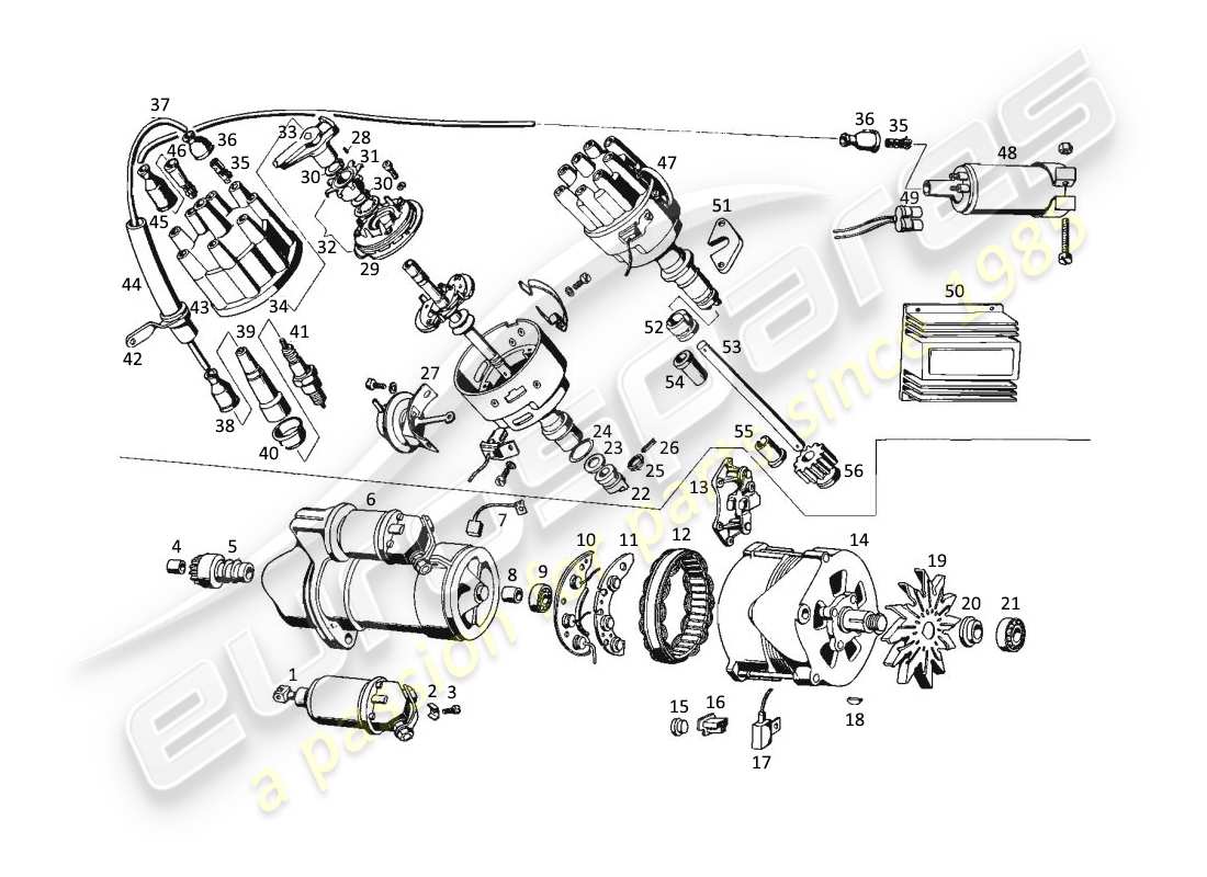 part diagram containing part number tvn 44666