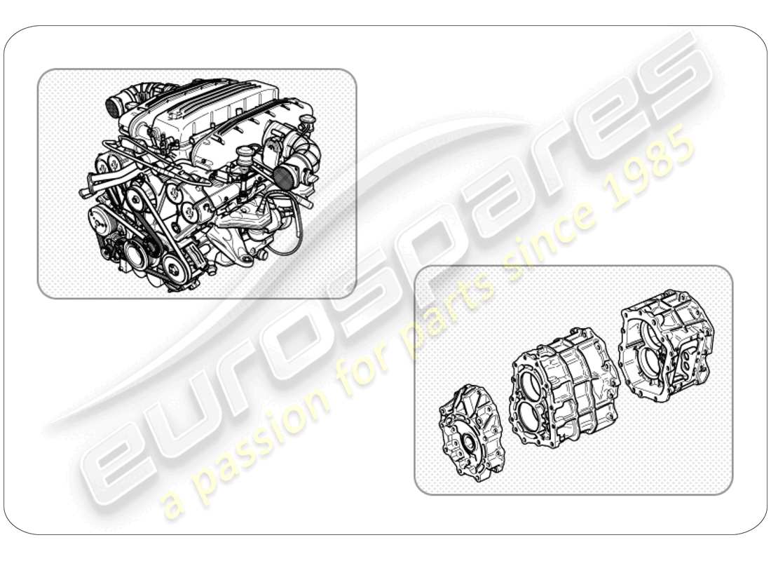 ferrari 599 gto (usa) spare assembly units parts diagram
