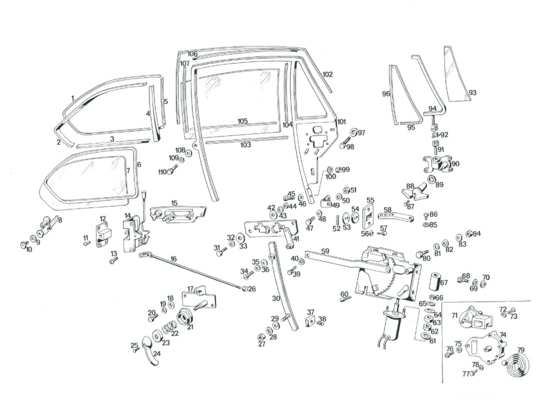 a part diagram from the maserati mexico parts catalogue