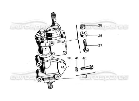 a part diagram from the ferrari 275 parts catalogue