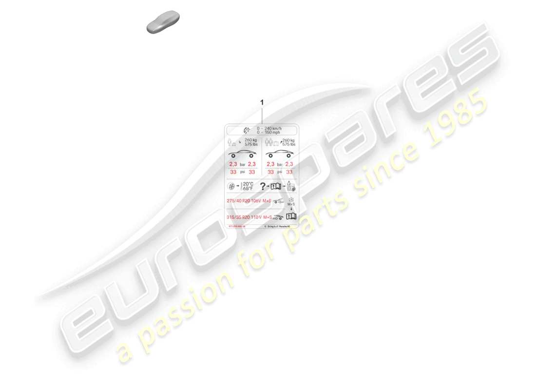 a part diagram from the porsche 2024 (panamera 971-2) parts catalogue