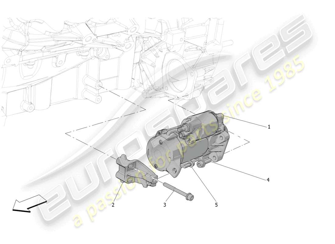a part diagram from the maserati mc20 (2022) parts catalogue