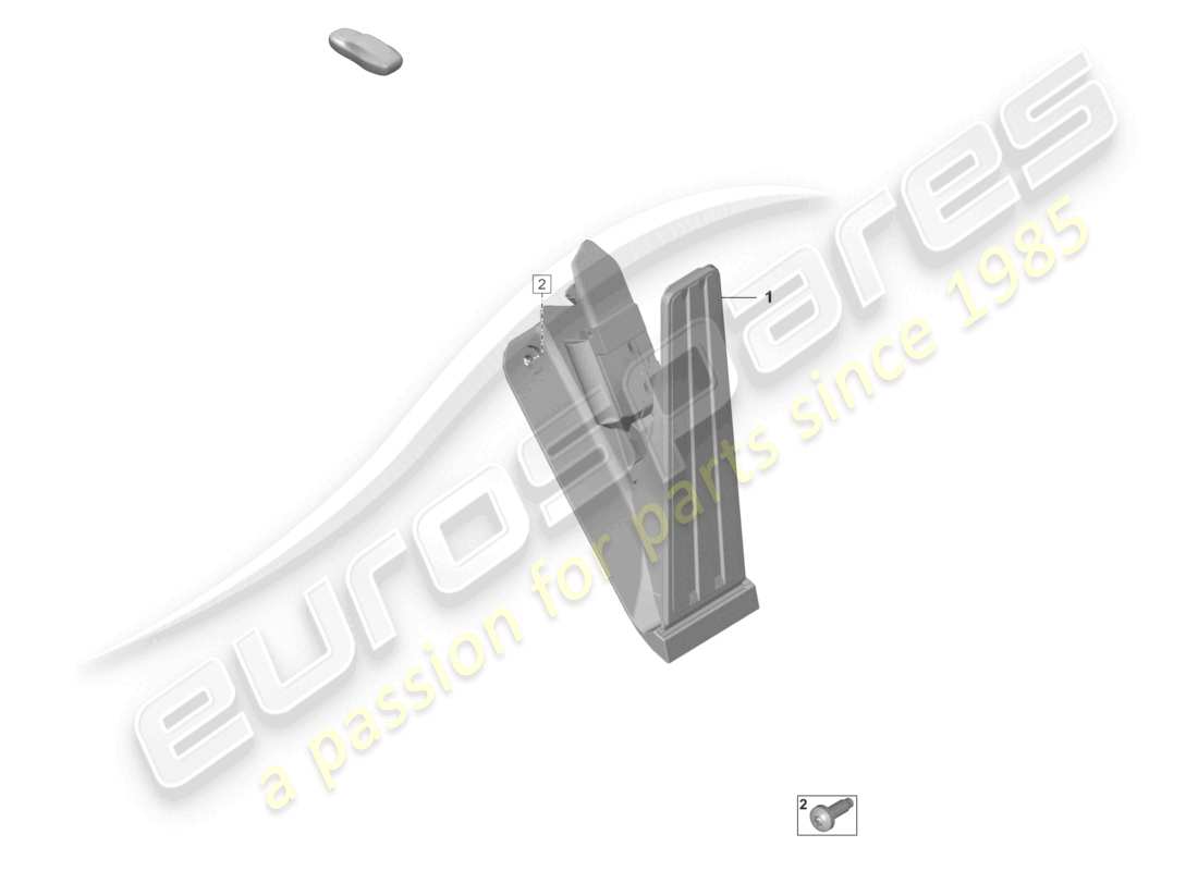 a part diagram from the porsche taycan parts catalogue