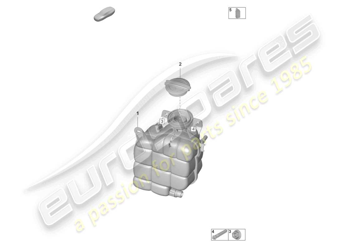 a part diagram from the porsche taycan parts catalogue