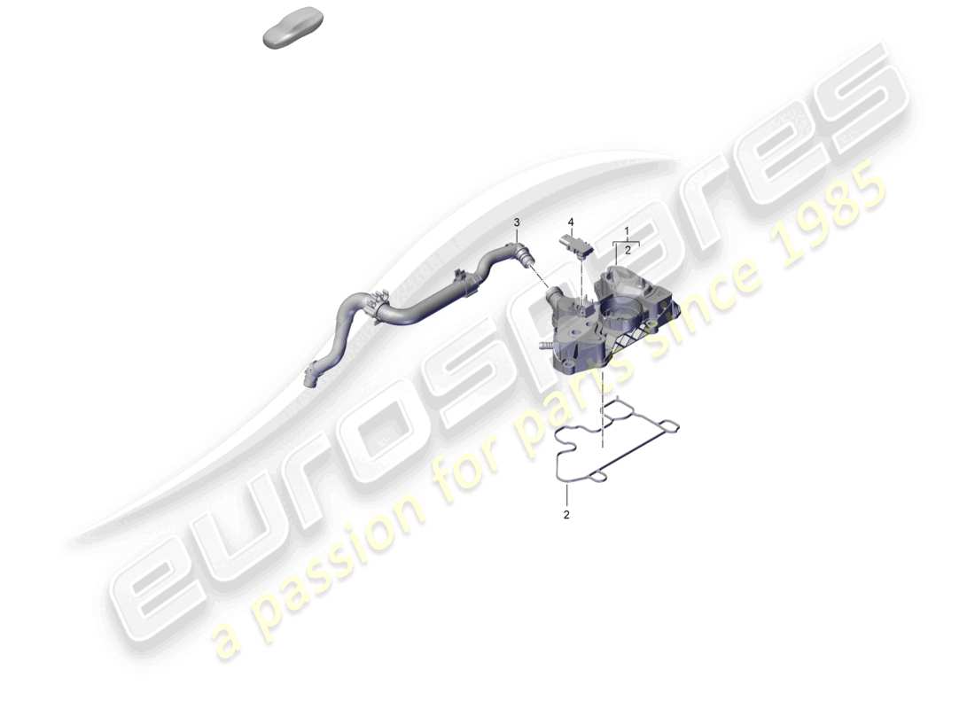 porsche 2024 (cayenne e3 pa) ventilation for cylinder block oil separator part diagram