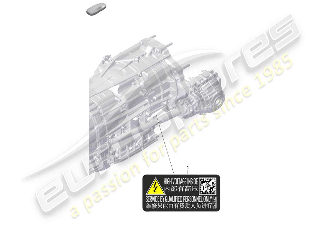 porsche 2025 (panamera 976) 8-speed dual clutch gearbox notice parts diagram