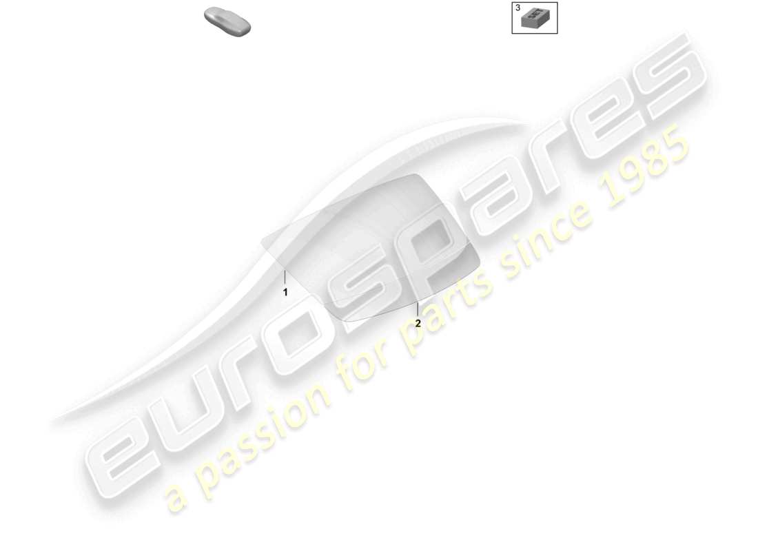 porsche 2025 (taycan 9j1-2) rear window parts diagram