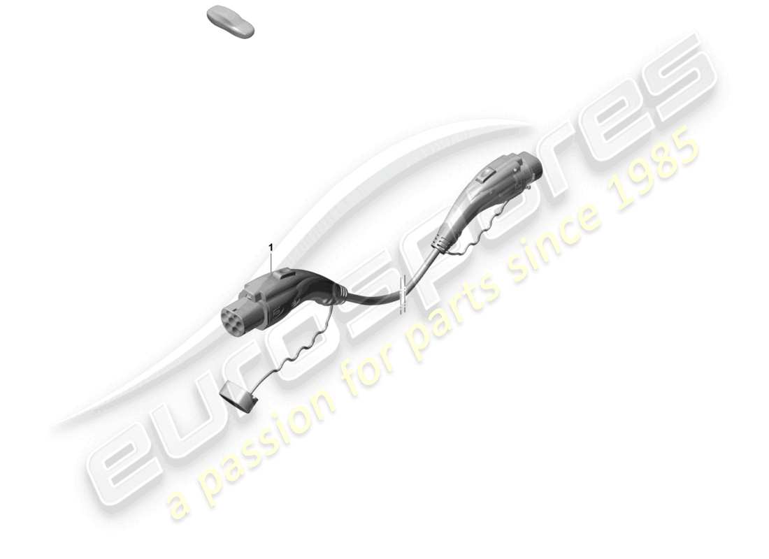 porsche 2026 (taycan 9j1-2) charge cable for public charging station part diagram
