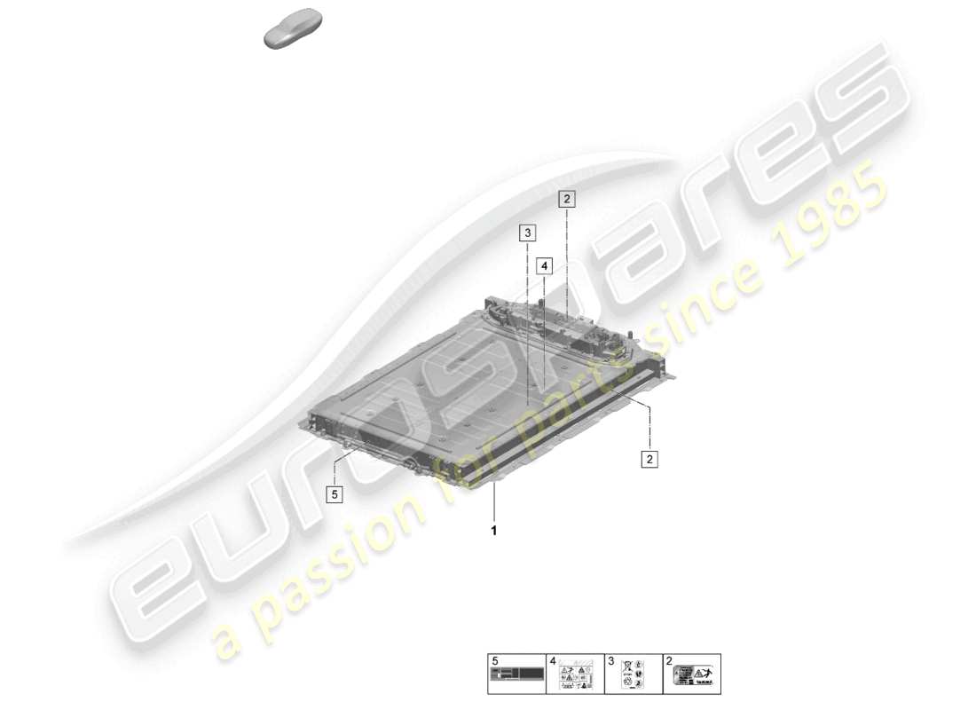 porsche 2024 (macan-e) spare battery electric drive notice part diagram
