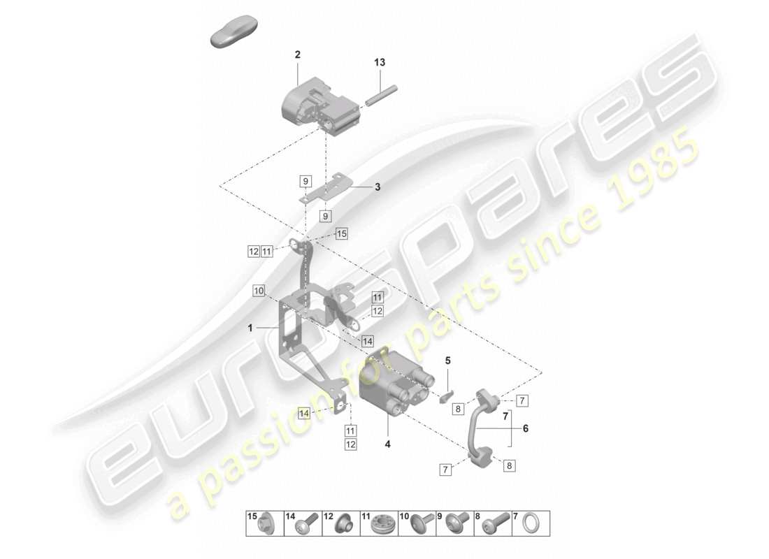 porsche 2023 (taycan 9j1-1) air conditioning individual parts for vehicles with 2nd heat exchanger and expansion valve parts diagram