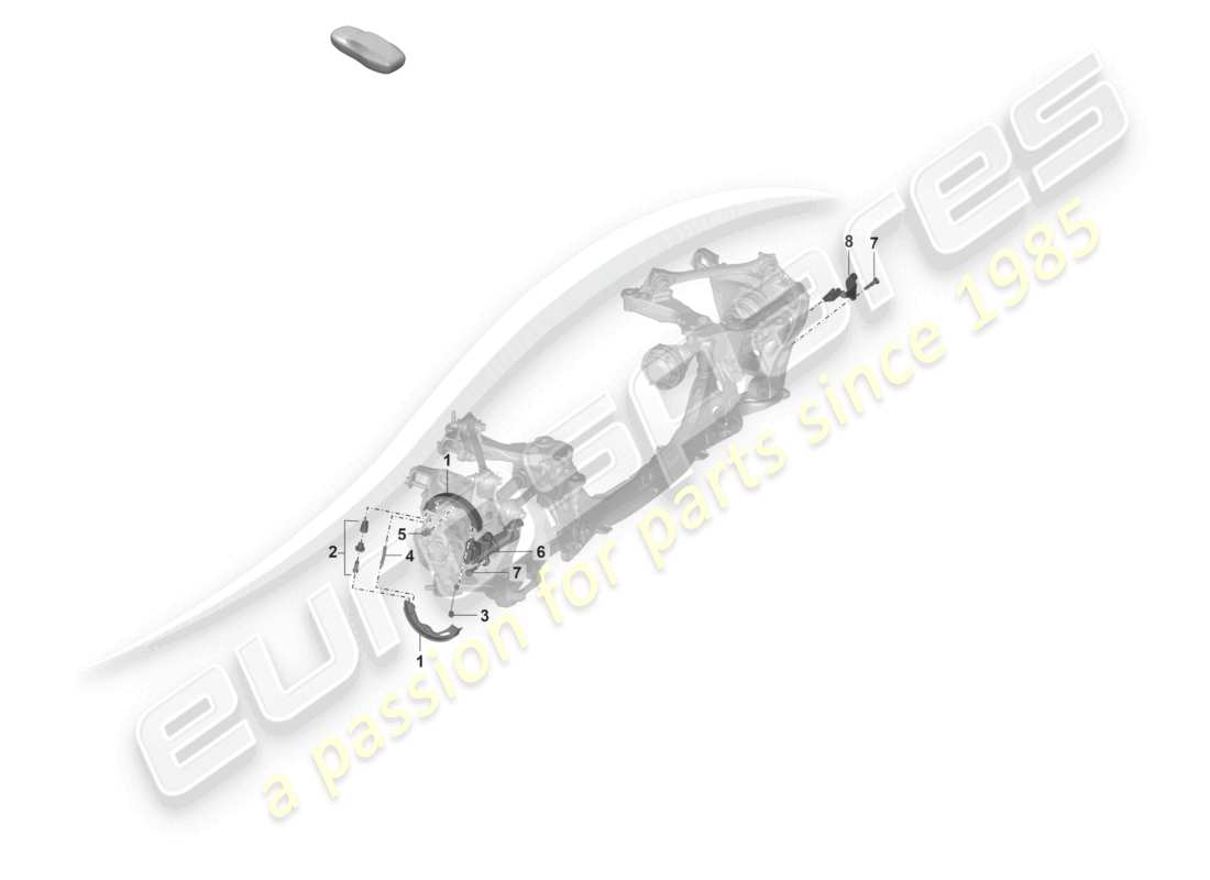 porsche 2023 (992-1) parking brake d - 29.11.2021>>for automatic gearbox parts diagram