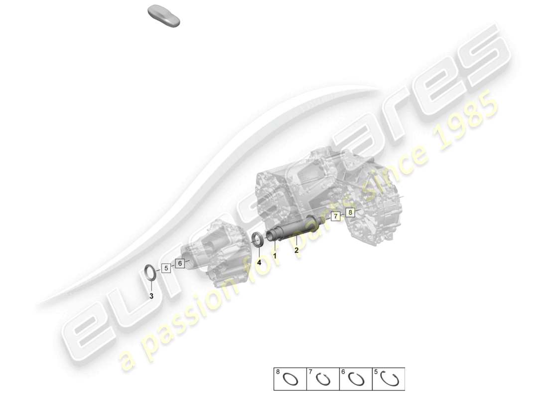 porsche 2024 (macan-e) traction motor for elec. drive macan 4 rear axle macan oil-conducting housing part diagram
