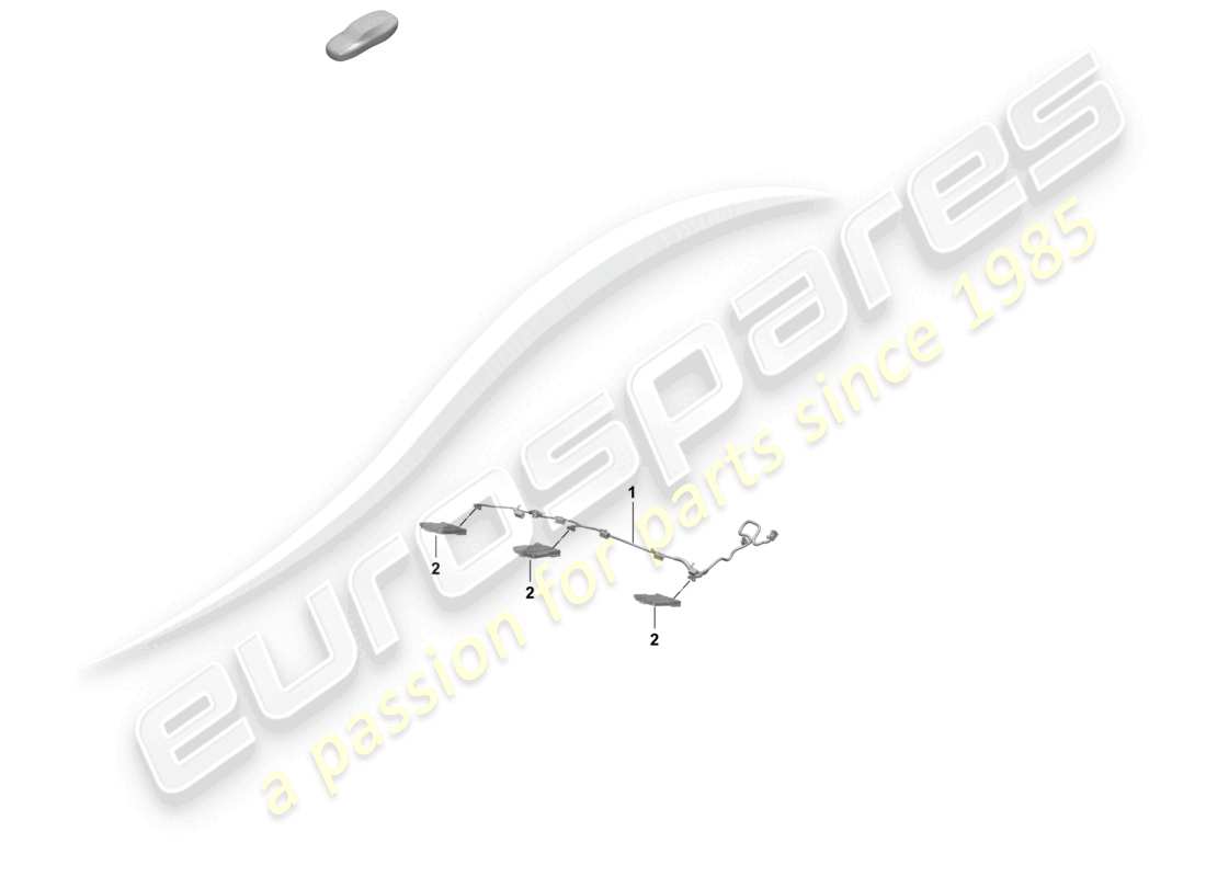 porsche 2026 (macan-e) electrics back seat part diagram
