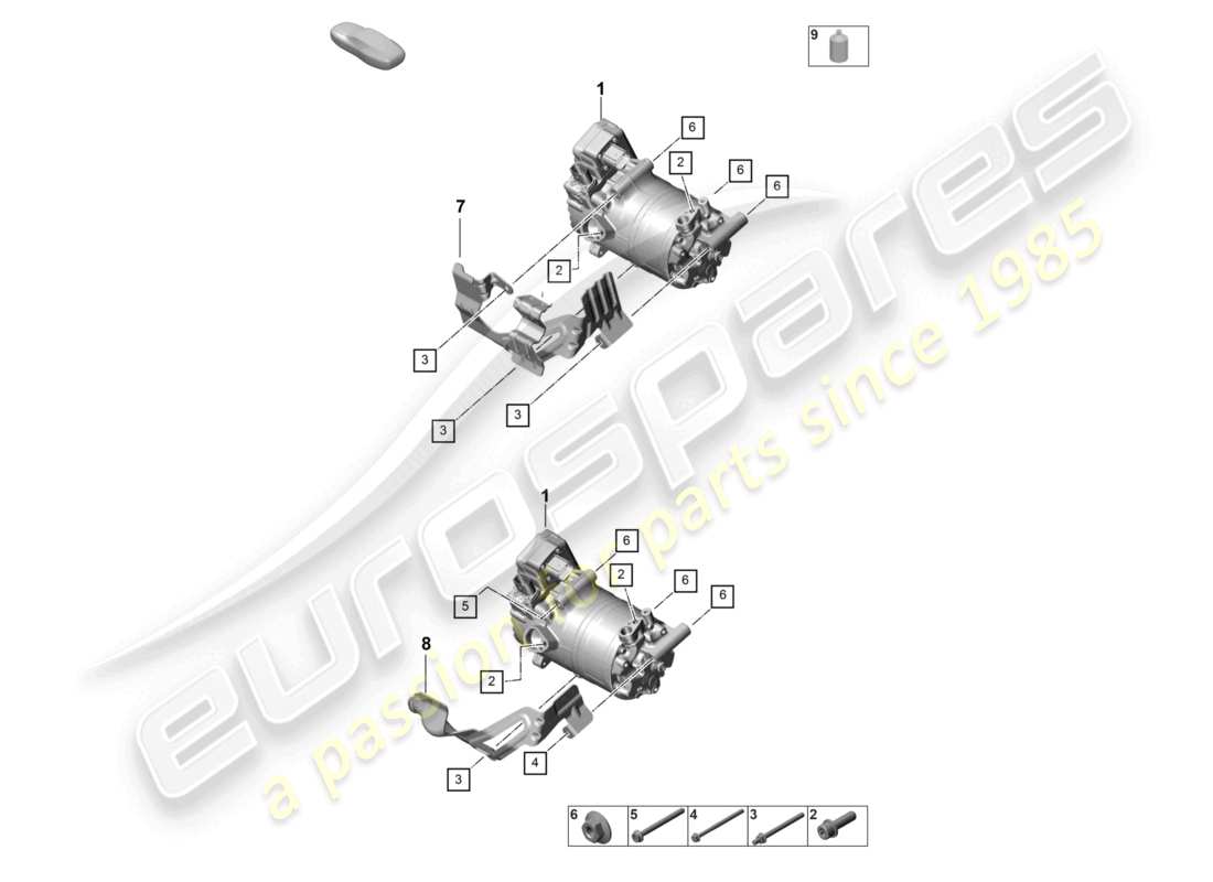 porsche 2023 (panamera 971-2) heating, air cond. system for vehicles with hybrid drive electric a/c compressor r1234yf coolant parts diagram