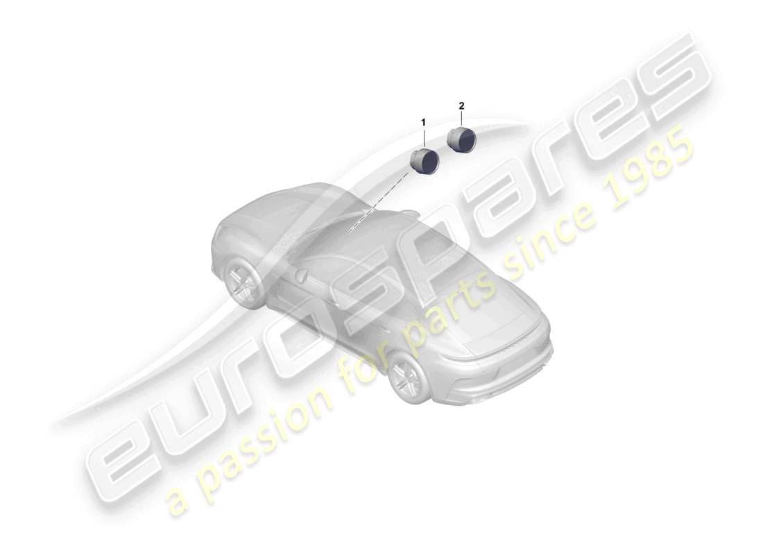 porsche 2025 (panamera 976) additional instruments parts diagram