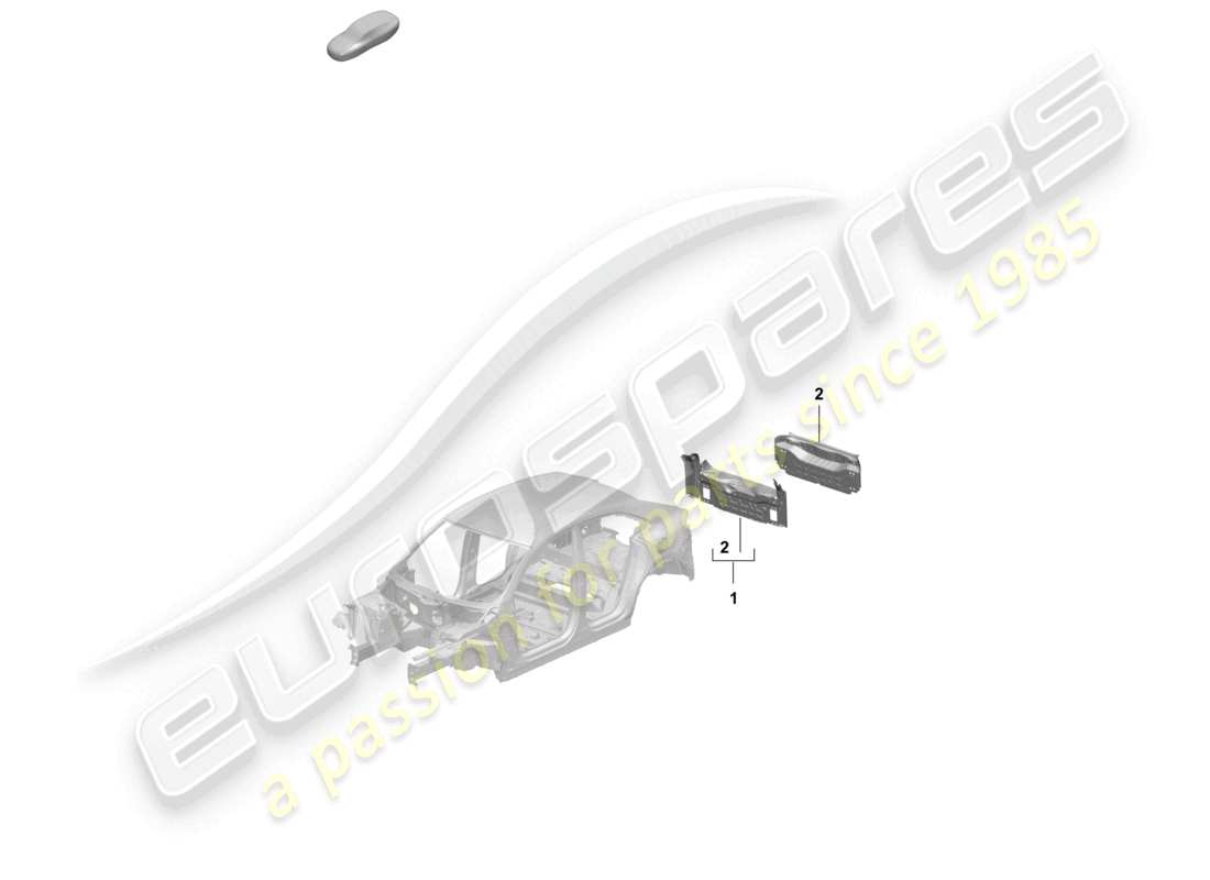 porsche 2026 (macan-e) cross panel rear part diagram