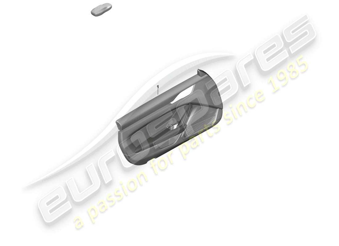 porsche 2023 (992-1 gt3/rs/st) door panel for models with leatherette trim armrest (dinamica) st parts diagram