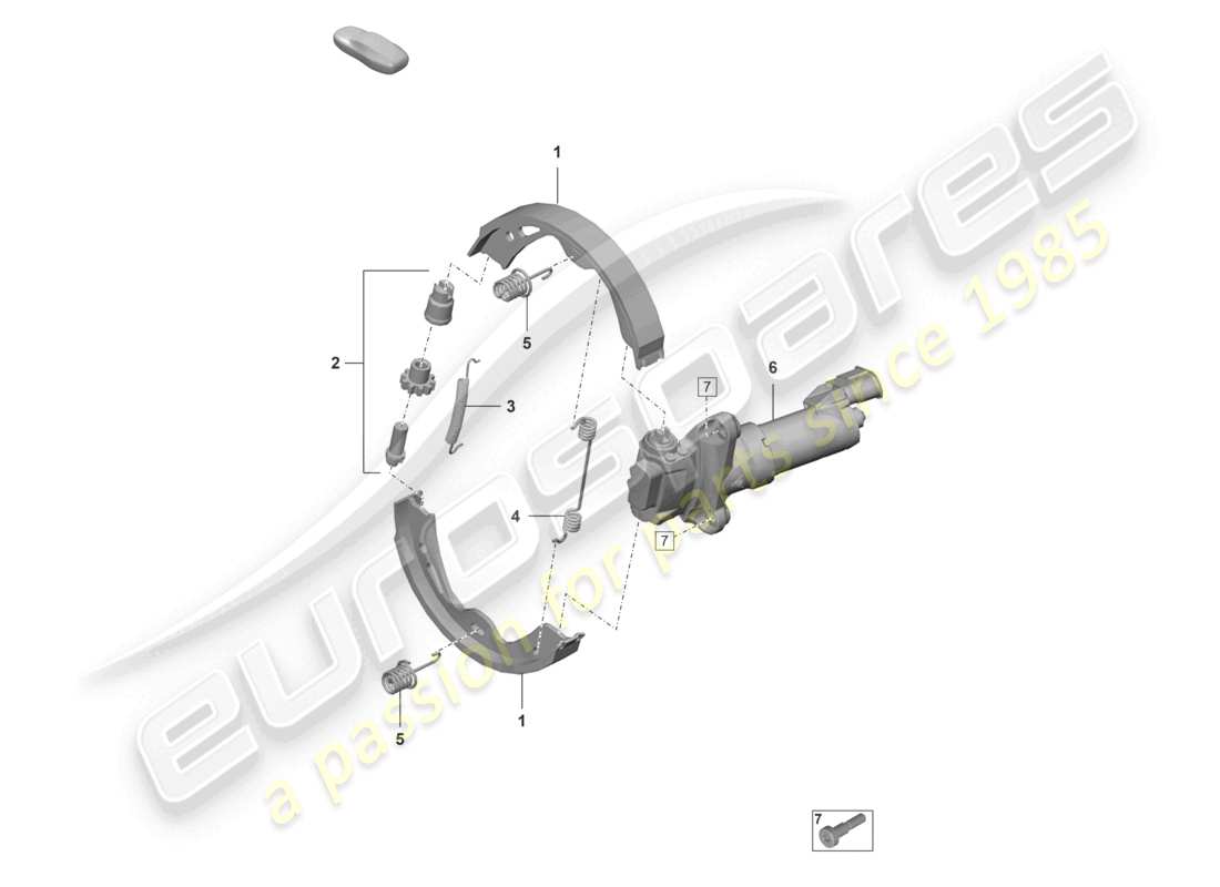 porsche 2025 (992-1 gt3/rs/st) parking brake d - 29.11.2021>>for manual gearbox parts diagram