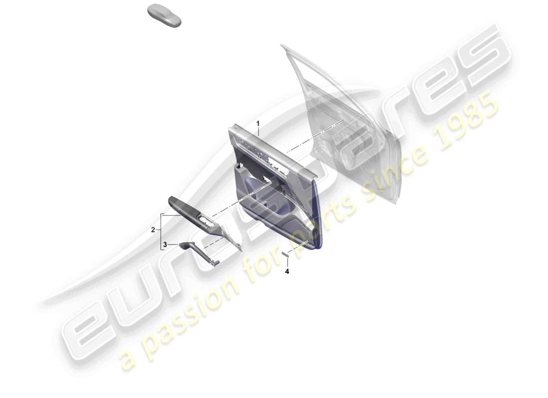 porsche 2026 (cayenne e3 pa) door trim panels front doors for vehicles with leather/dinamica equipment part diagram
