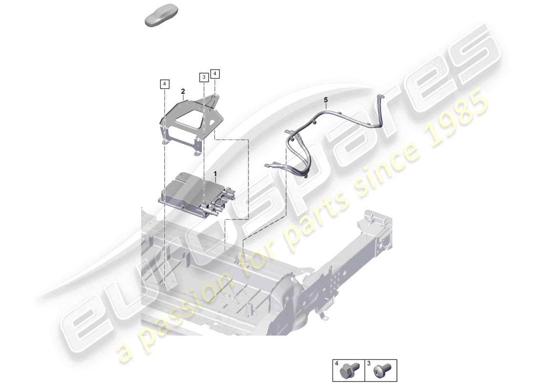 a part diagram from the porsche 2025 (panamera 976) parts catalogue