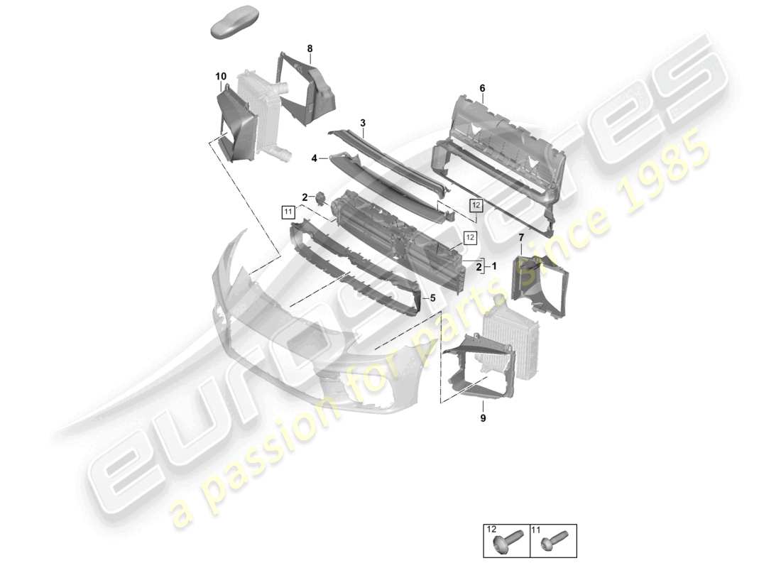 part diagram containing part number pae121333c